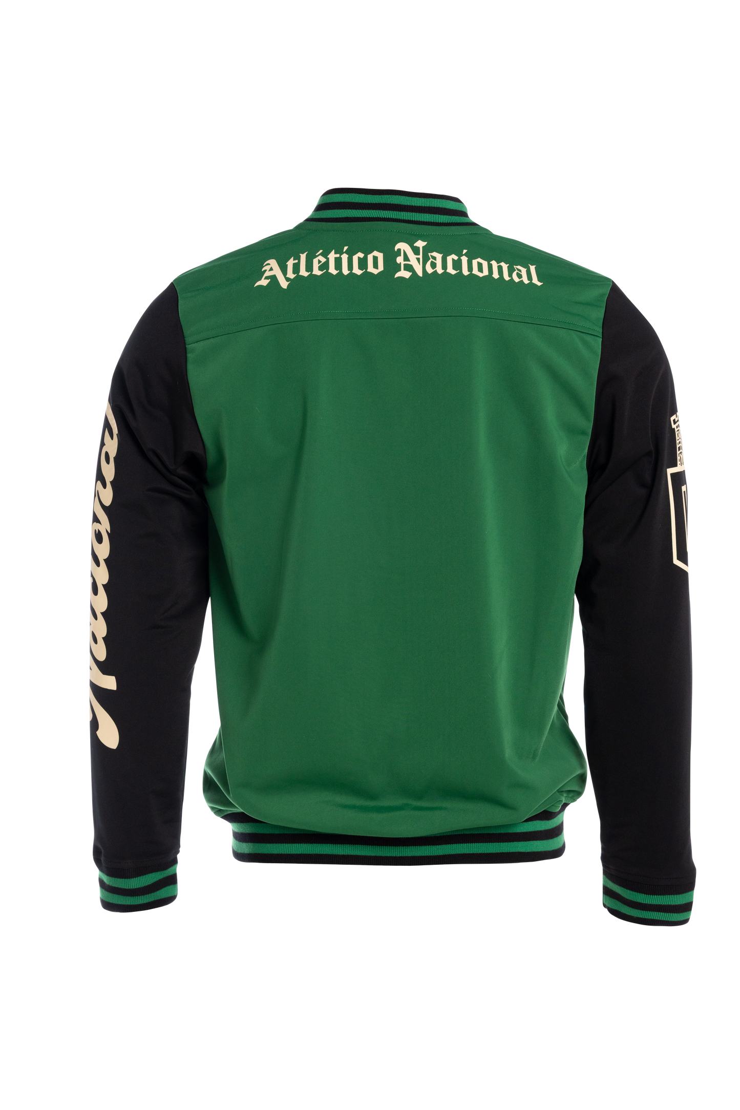 BOMBER JACKET VERDE Y NEGRO