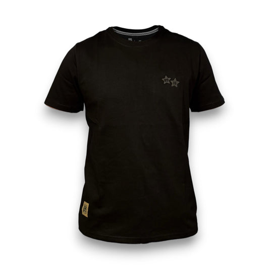 CAMISETA HOMBRE NEGRA ESTRELLAS