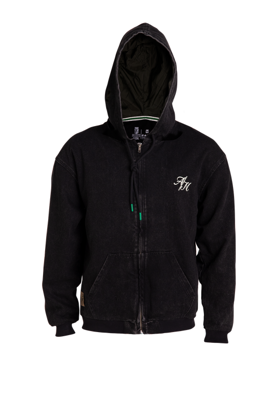 CHAQUETA NEGRA DENIM