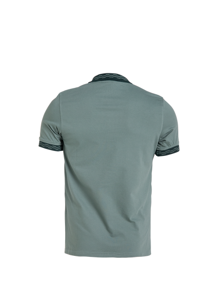 POLO VERDE ESTRELLAS HOMBRE