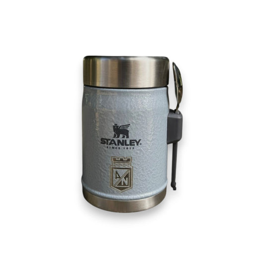 TERMO STANLEY COMIDA+TENEDOR 14OZ SILVER